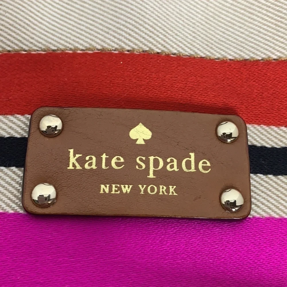 Kate Spade Oak Island Stripe Magazine Tote